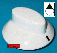 499125.11ON - MANOPOLA  &Oslash; 6MM. B+M+7MM. FORNO/CONTAM