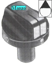 499615.15RX - MANOPOLA Ø 8MM. B-M+26 MM.