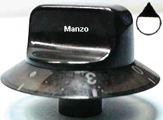 499621.15ZA - MANOPOLA  &Oslash; 6MM. B+M+12 MM. ELETTRICA