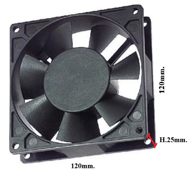 504254.00AV - ELETTROVENTILATORE 220V 120X120X25