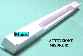 508441.11ME - MANIGLIA FRIGO 25/31X590X36