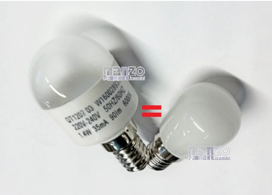 509529.00ME - LAMPADINA FRIGO 1.8W E14 LED BIANCA