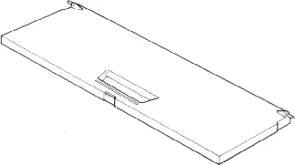 PORTINA CONGELATORE 166X477X16  EL