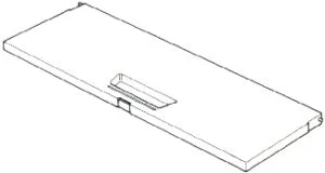 511174.15IB - PORTINA CONGELATORE 166X477X16