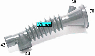 620460.00ME - RACCORDO.SCARICO Ø 70 C/FORO