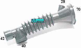 620460.00ME - RACCORDO.SCARICO Ø 70 C/FORO