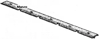 670603.03SG - GUARNIZIONE PORTA L/S INF. EL