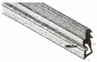 670604.03SG - GUARNIZIONE PORTA L/S ORDINARE