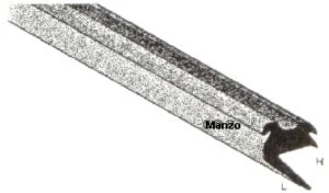 670700.00SM - GUARNIZIONE PORTA L/S ORIGINALE