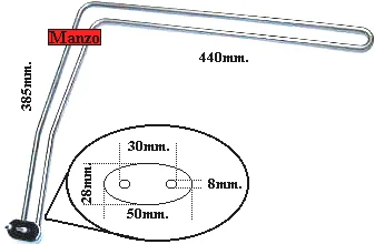 810418.00ME - RESISTENZA 2000W L/S 385X440