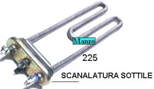 810456.00ME - RESISTENZA 1950W C/TERMOFUS. 225MM.