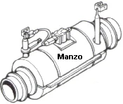 810811.00ZA - RESISTENZA 1950W CILINDRICA LS