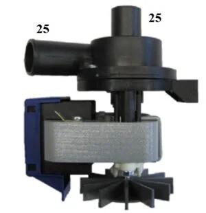 820053.03AE - POMPA SCARICO DOMINA 25X25 ORDINARE