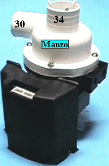 820457.03ME - POMPA SCARICO 34/30 AUTOP.AVVOLG. SX