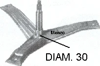 883502.03PH - SUPPORTO CESTO ASSE  &Oslash; 30
