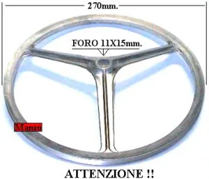 900355.00IG - PULEGGIA CESTO FORO 11X15MM.  &Oslash; 27