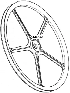 900403.00IN - PULEGGIA CESTO DM29 L45 ORDINARE