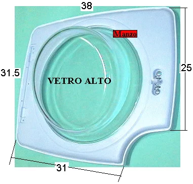 910876.11ZE - OBLOCOMPLETO VETRO  &Oslash; 265MM.