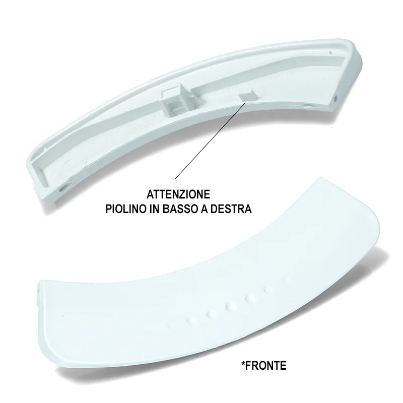 911256.11BK - MANIGLIA OBLO 45X185 GANCIO BASSO DX