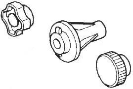 957504.00PH - DADO FISSAGGIO GIRANTE + SPRUZZATORE